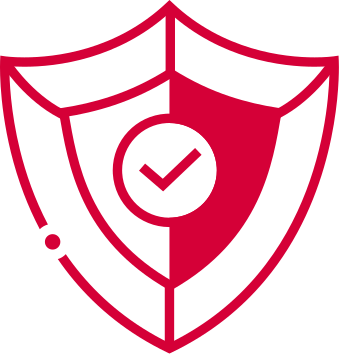 Check mark shield icon