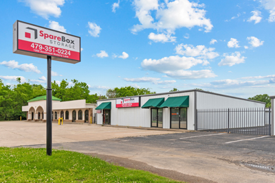 Meet all of your self storage needs in Bentonville, AR with our Southeast Moberly Lane location | SpareBox Storage