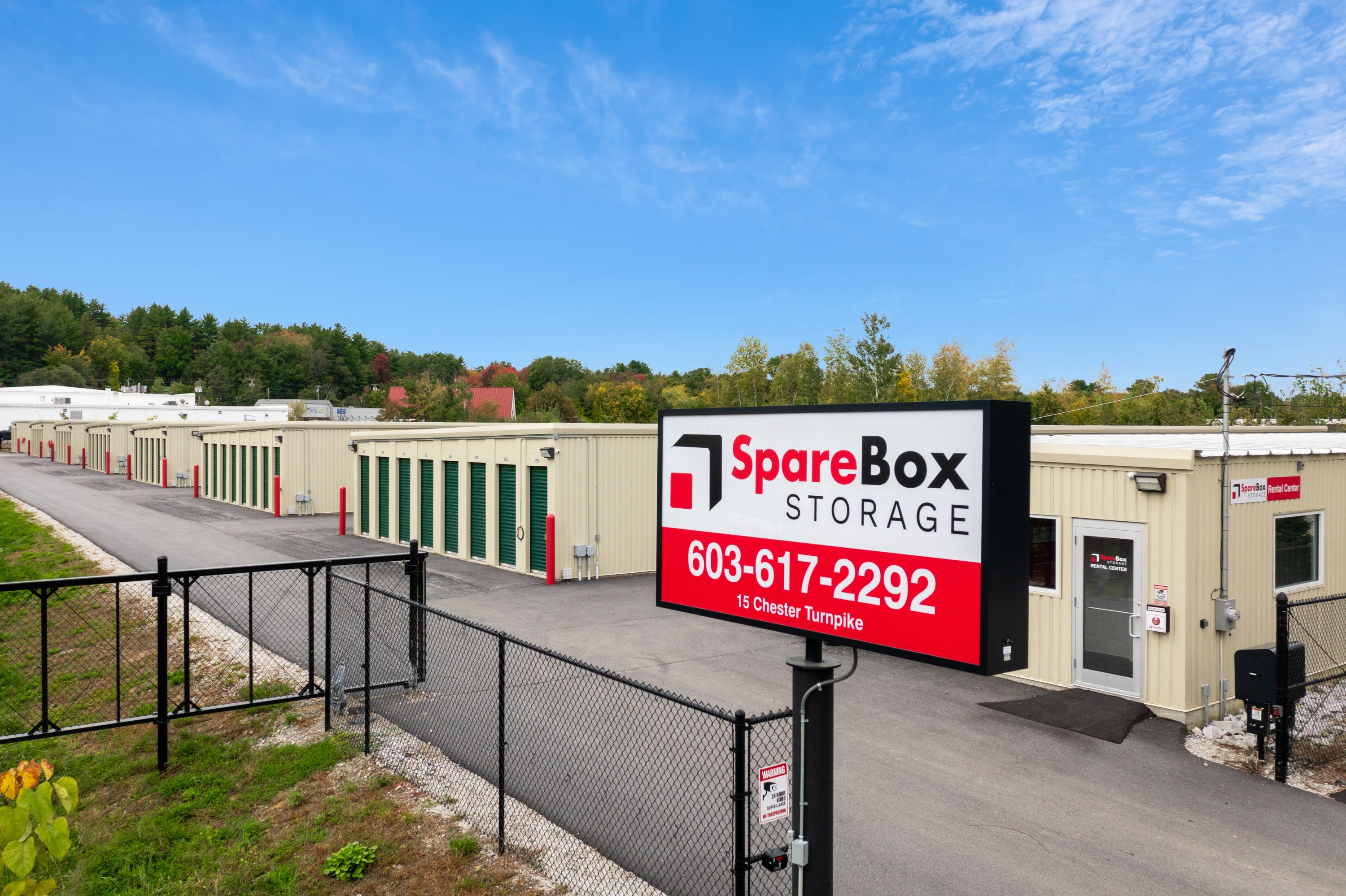 SpareBox in Allenstown, NH has multiple self-storage unit sizes and options | SpareBox Storage