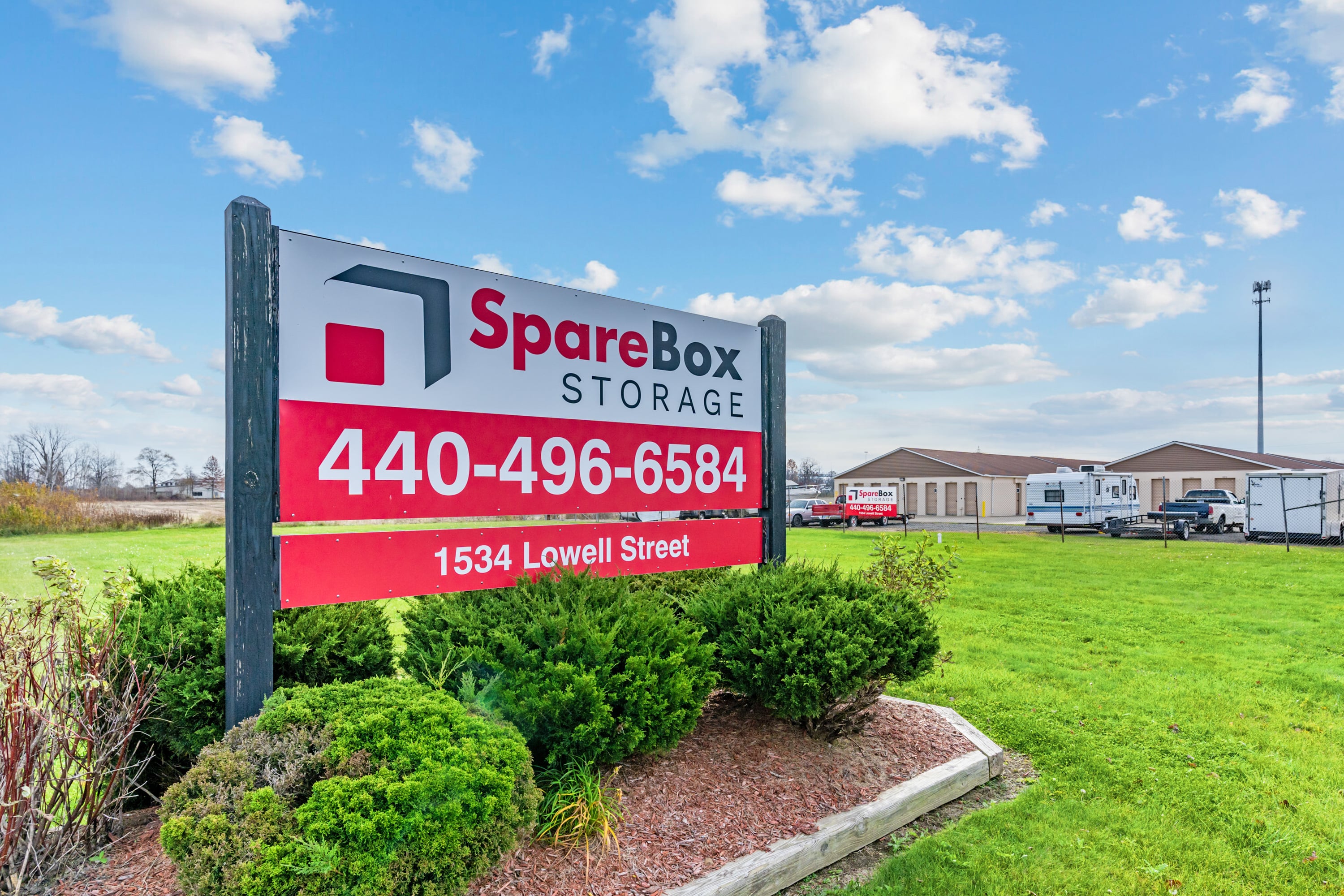 Meet all of your self storage needs in Elyria, Ohio at our Lowell St location | SpareBox Storage