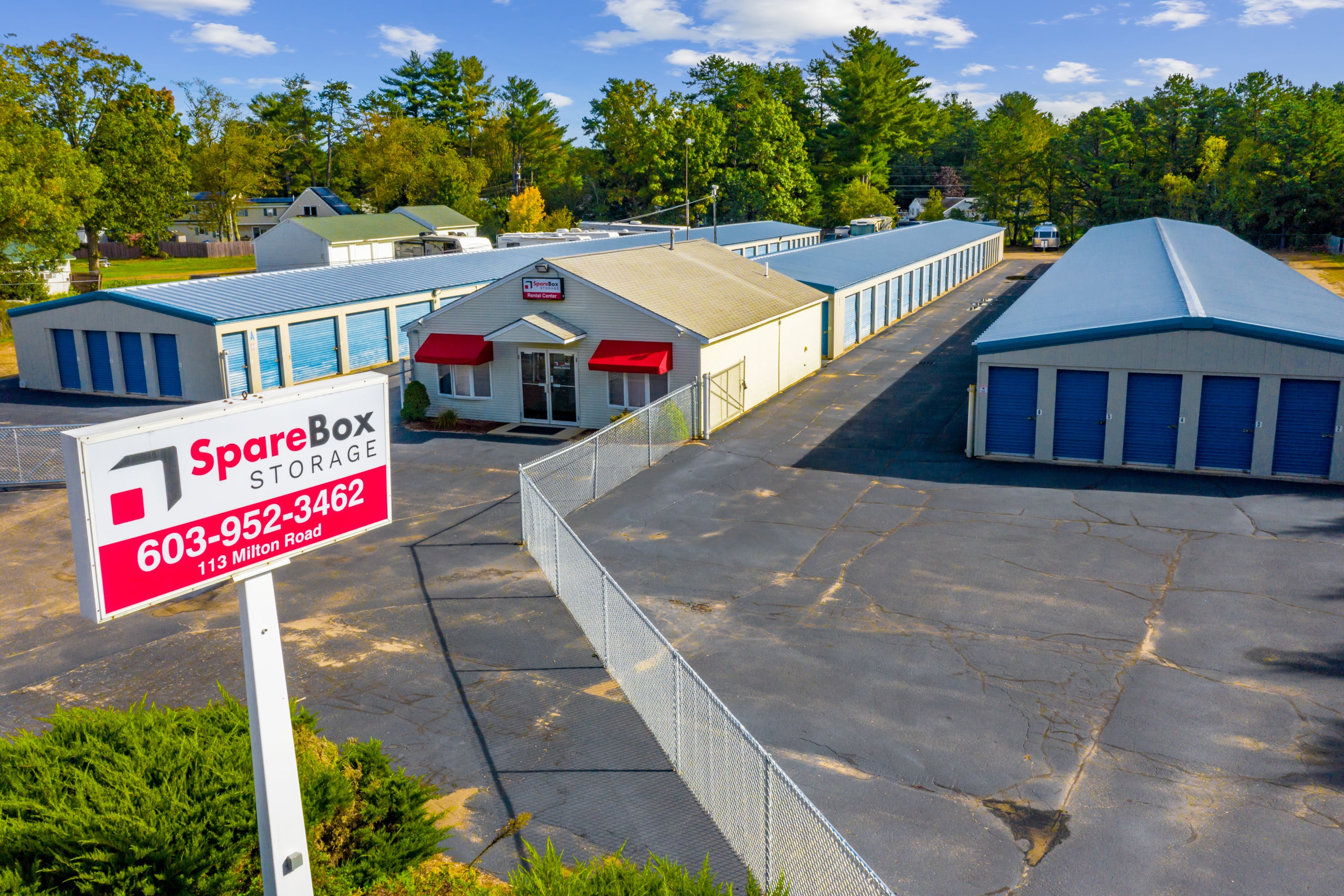 SpareBox Storage has affordable self-storage near Rochester, NH, with many options and amenities | SpareBox Storage