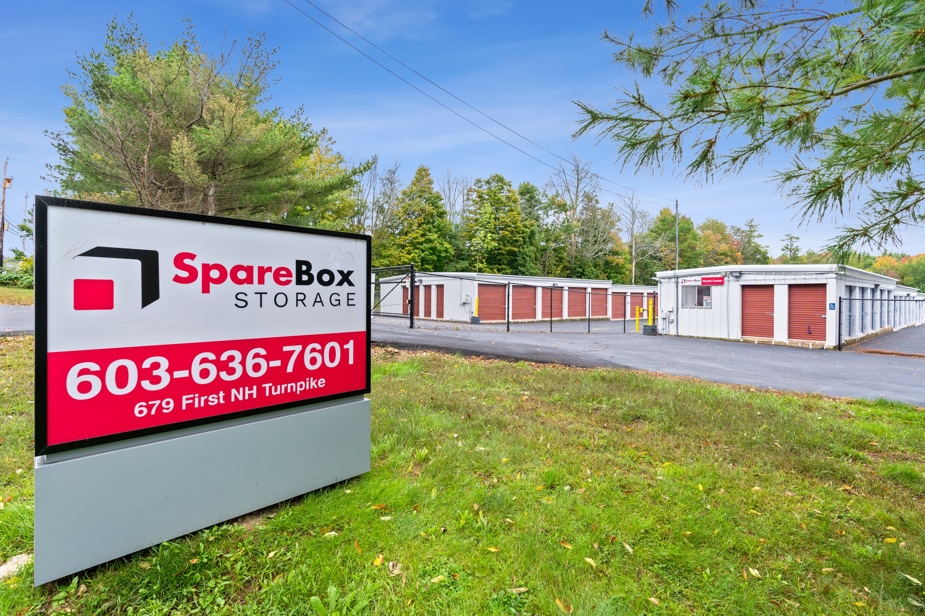 SpareBox has a self-storage location with multiple sizes in Northwood, NH | SpareBox Storage